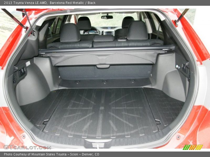 Barcelona Red Metallic / Black 2013 Toyota Venza LE AWD