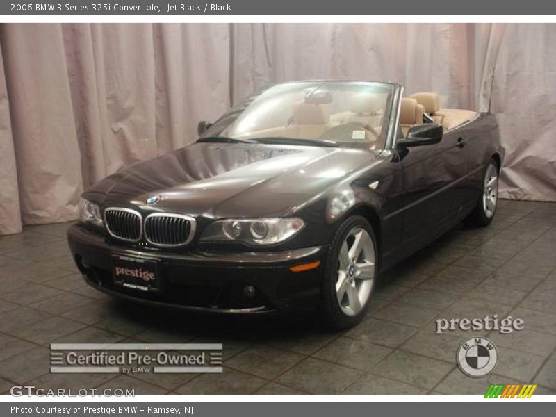 Jet Black / Black 2006 BMW 3 Series 325i Convertible