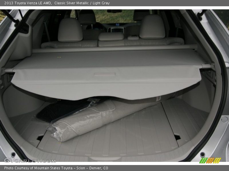 Classic Silver Metallic / Light Gray 2013 Toyota Venza LE AWD