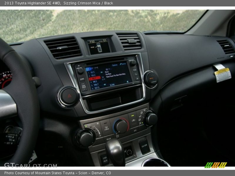 Sizzling Crimson Mica / Black 2013 Toyota Highlander SE 4WD