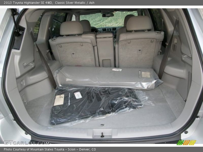  2013 Highlander SE 4WD Trunk