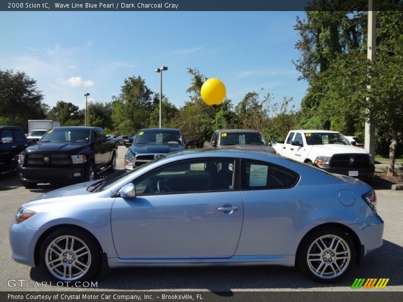 Wave Line Blue Pearl / Dark Charcoal Gray 2008 Scion tC