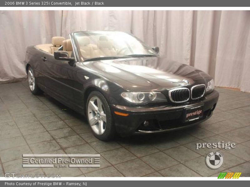 Jet Black / Black 2006 BMW 3 Series 325i Convertible