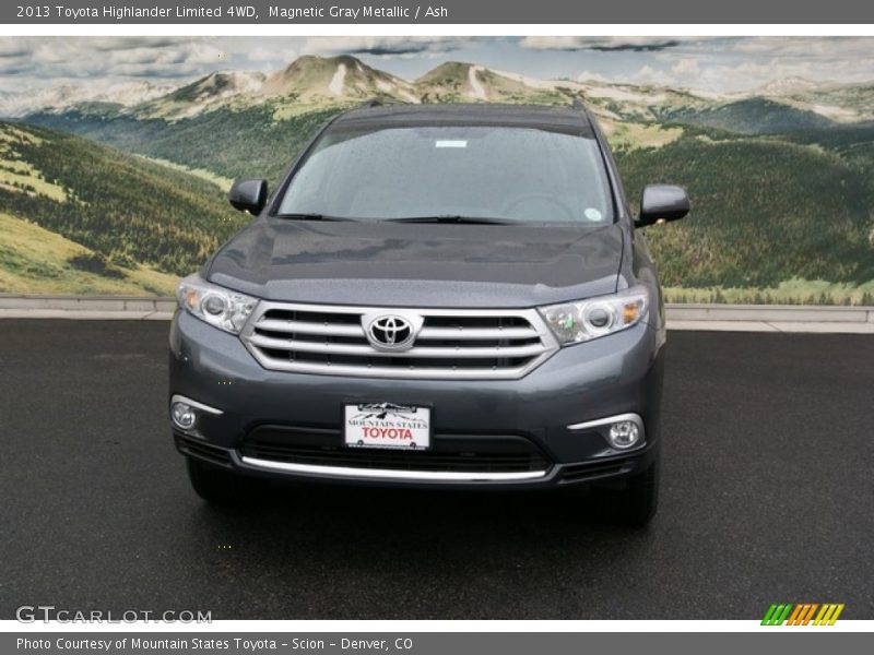 Magnetic Gray Metallic / Ash 2013 Toyota Highlander Limited 4WD