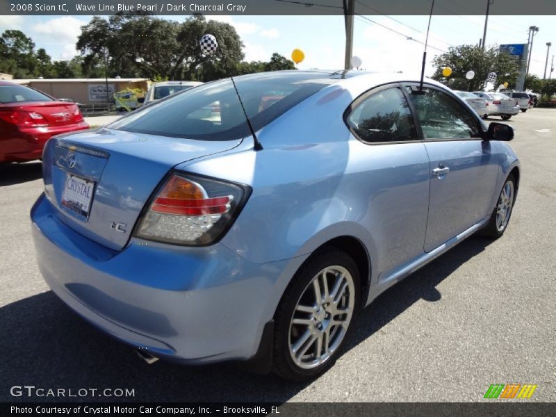 Wave Line Blue Pearl / Dark Charcoal Gray 2008 Scion tC
