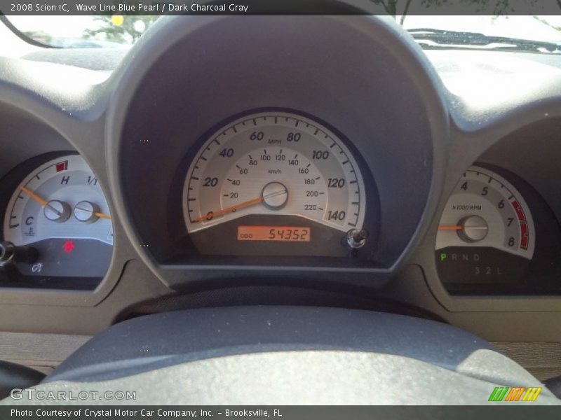 Wave Line Blue Pearl / Dark Charcoal Gray 2008 Scion tC