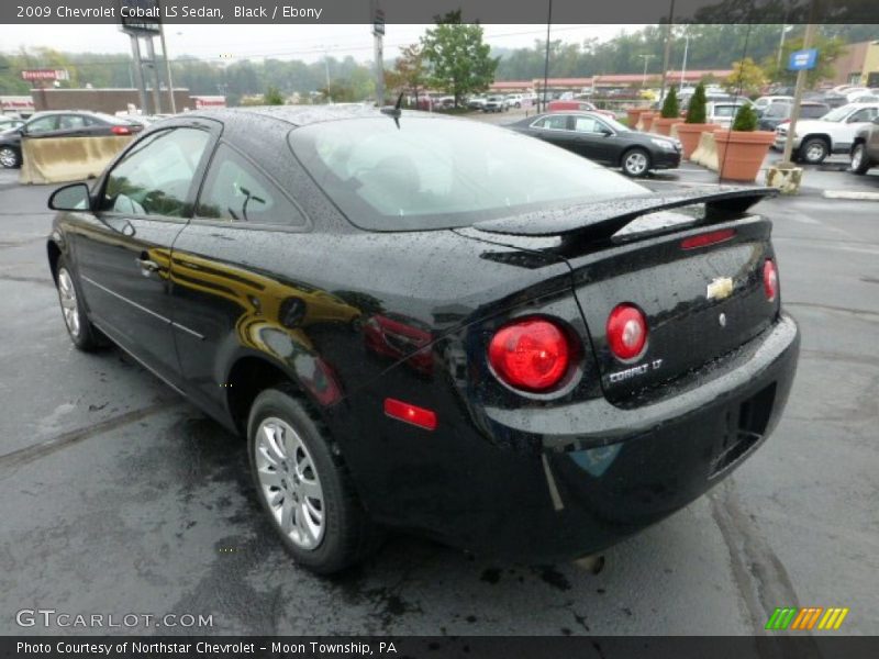 Black / Ebony 2009 Chevrolet Cobalt LS Sedan