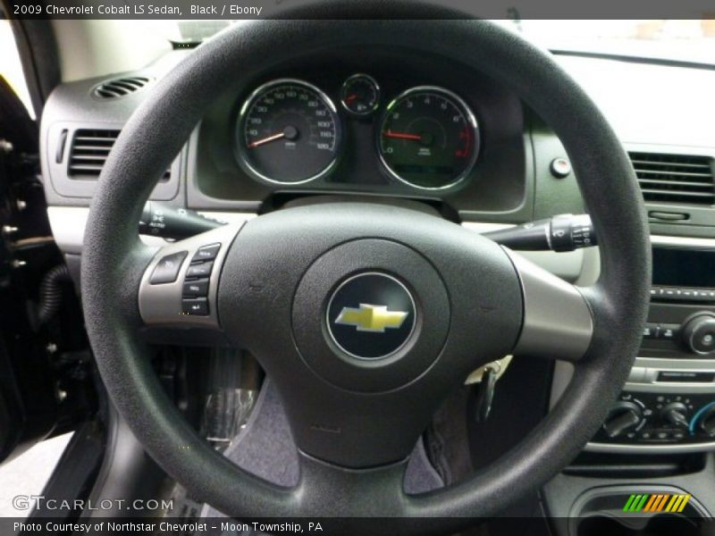 Black / Ebony 2009 Chevrolet Cobalt LS Sedan