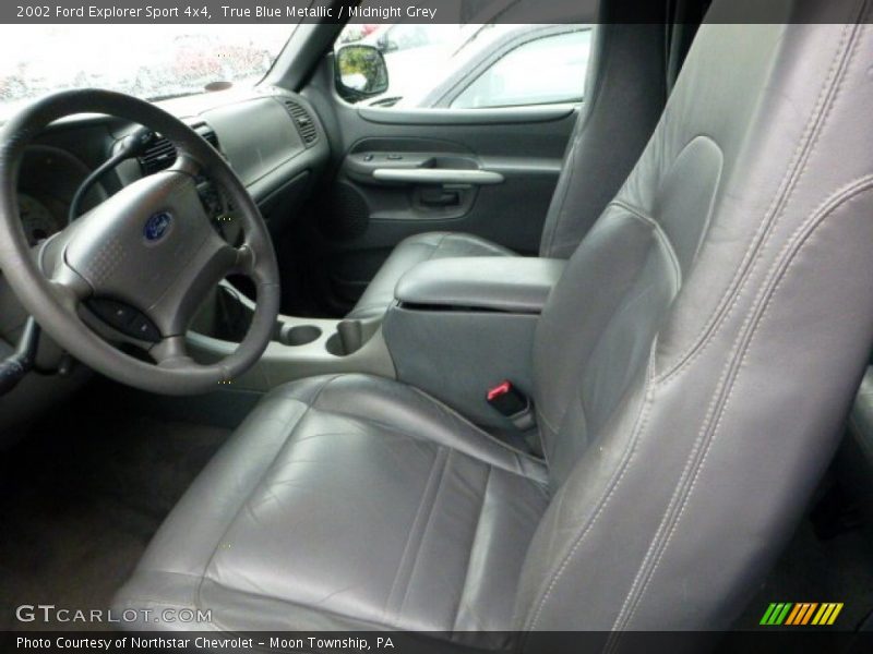 True Blue Metallic / Midnight Grey 2002 Ford Explorer Sport 4x4