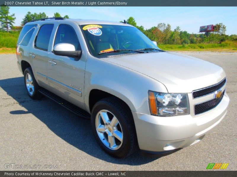 Silver Birch Metallic / Light Cashmere/Ebony 2007 Chevrolet Tahoe LT