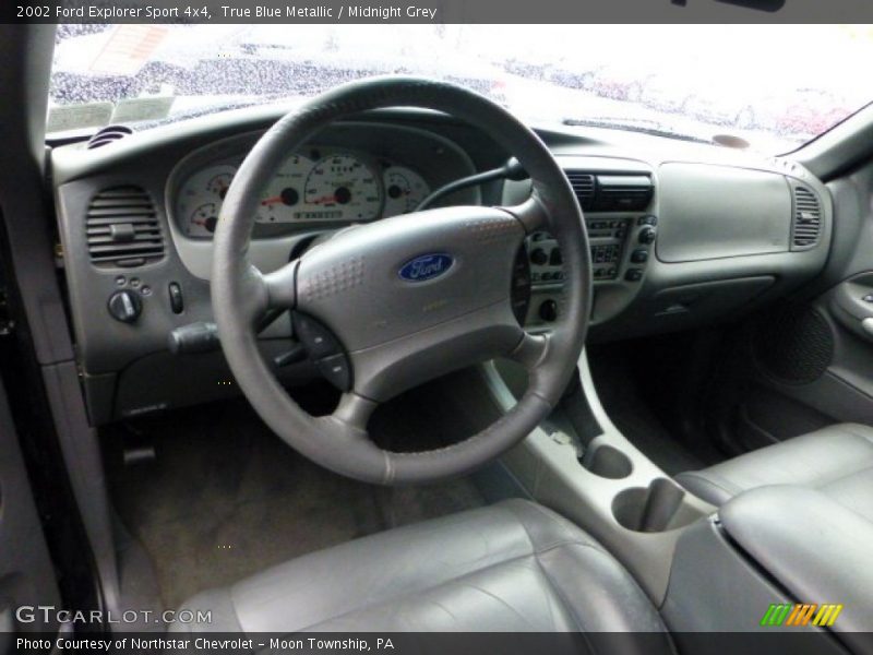 Midnight Grey Interior - 2002 Explorer Sport 4x4 