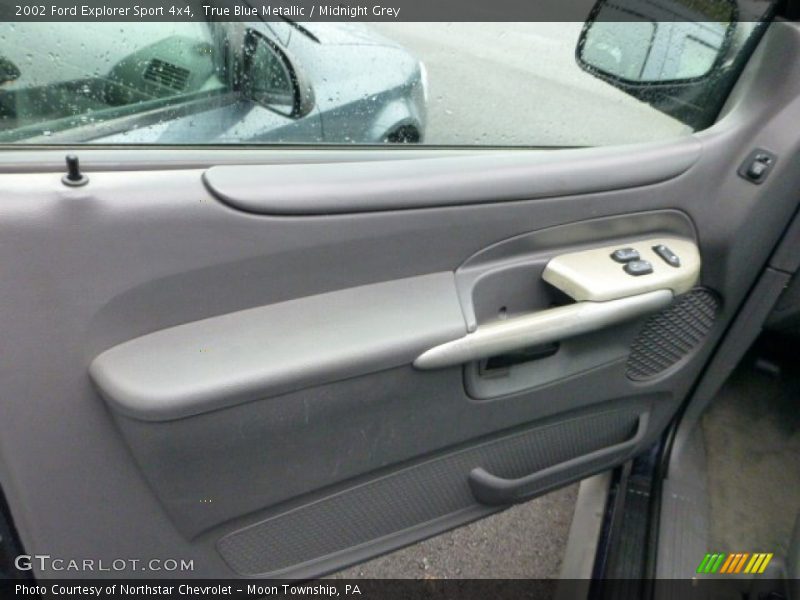 True Blue Metallic / Midnight Grey 2002 Ford Explorer Sport 4x4