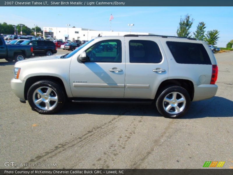 Silver Birch Metallic / Light Cashmere/Ebony 2007 Chevrolet Tahoe LT