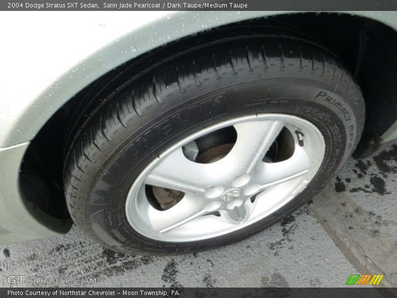 Satin Jade Pearlcoat / Dark Taupe/Medium Taupe 2004 Dodge Stratus SXT Sedan
