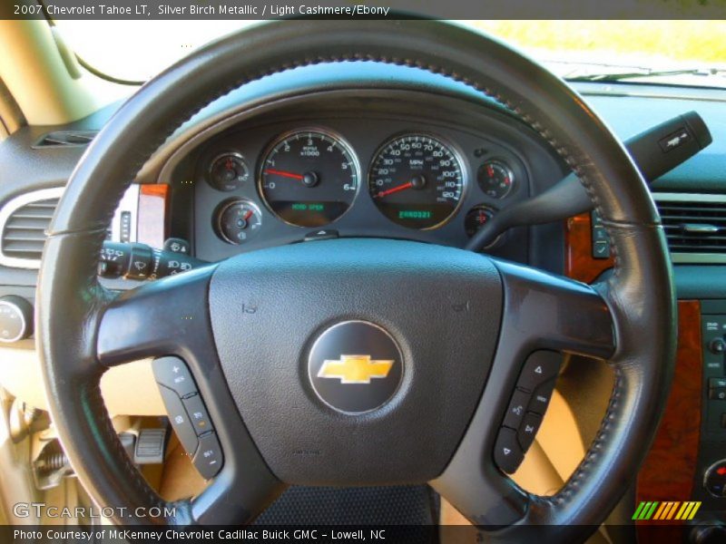 Silver Birch Metallic / Light Cashmere/Ebony 2007 Chevrolet Tahoe LT