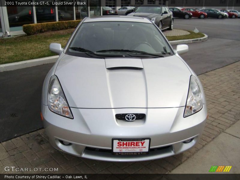 Liquid Silver / Black 2001 Toyota Celica GT-S