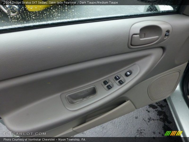 Satin Jade Pearlcoat / Dark Taupe/Medium Taupe 2004 Dodge Stratus SXT Sedan