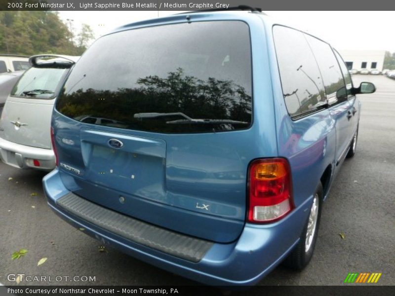 Light Sapphire Blue Metallic / Medium Graphite Grey 2002 Ford Windstar LX