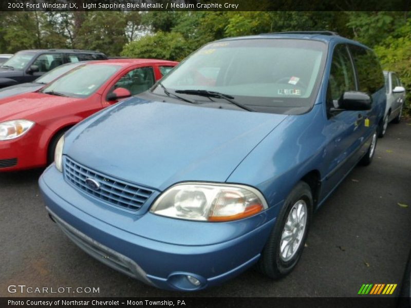 Light Sapphire Blue Metallic / Medium Graphite Grey 2002 Ford Windstar LX