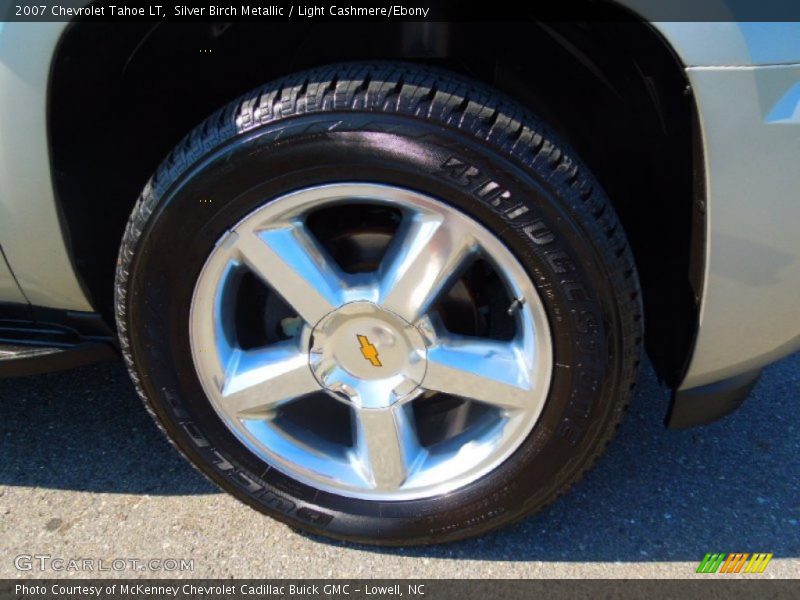 Silver Birch Metallic / Light Cashmere/Ebony 2007 Chevrolet Tahoe LT