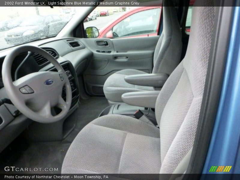 Light Sapphire Blue Metallic / Medium Graphite Grey 2002 Ford Windstar LX