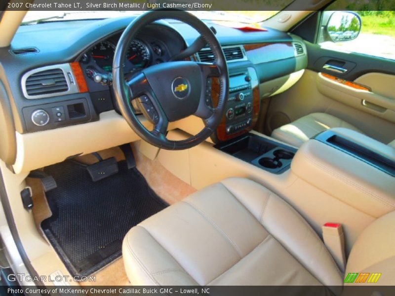 Silver Birch Metallic / Light Cashmere/Ebony 2007 Chevrolet Tahoe LT