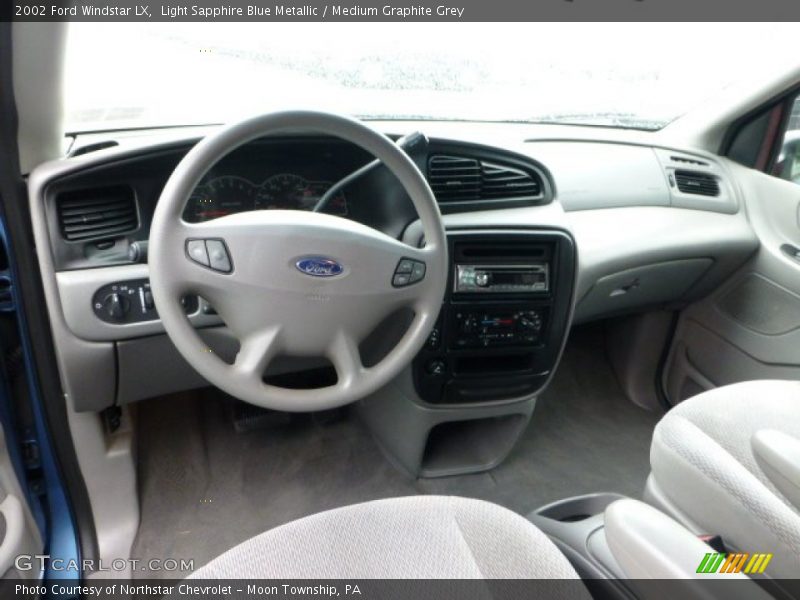 Light Sapphire Blue Metallic / Medium Graphite Grey 2002 Ford Windstar LX