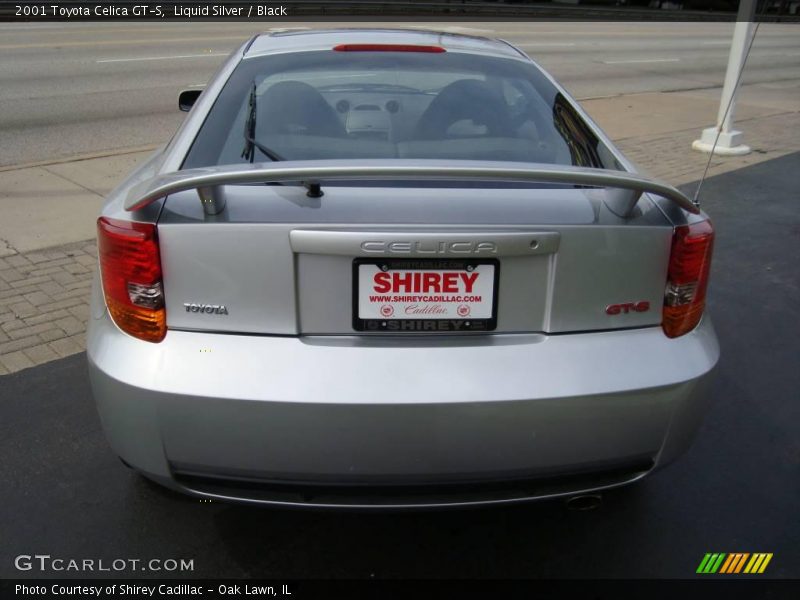 Liquid Silver / Black 2001 Toyota Celica GT-S