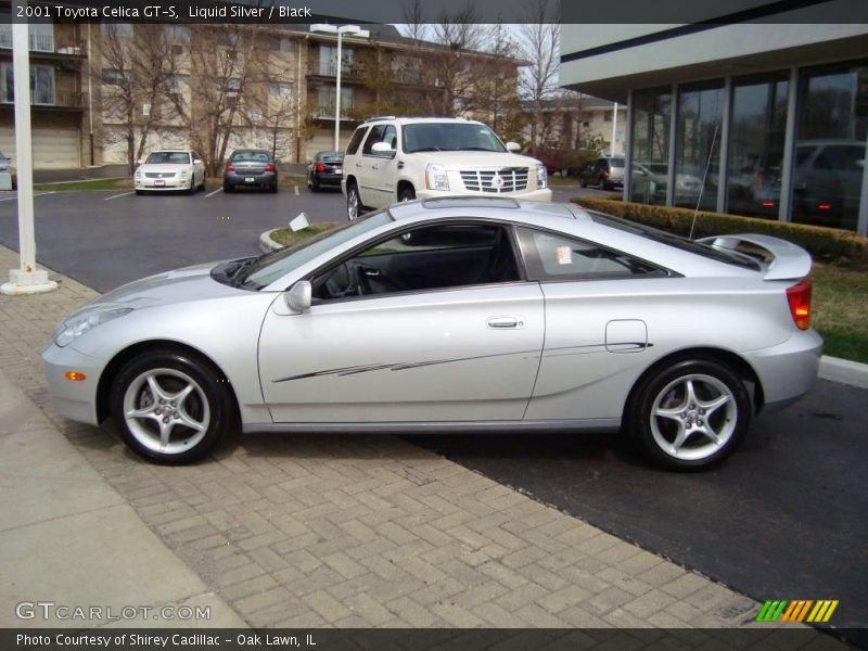 Liquid Silver / Black 2001 Toyota Celica GT-S