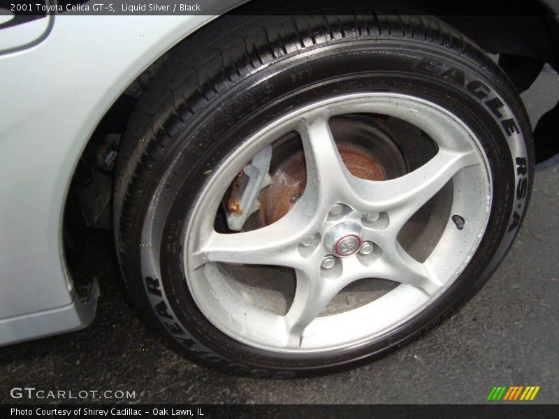 Liquid Silver / Black 2001 Toyota Celica GT-S