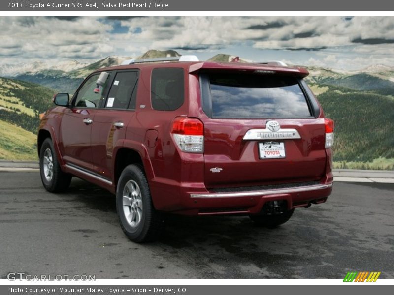 Salsa Red Pearl / Beige 2013 Toyota 4Runner SR5 4x4