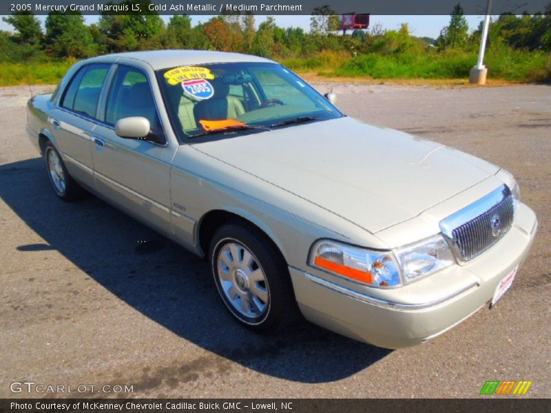 Gold Ash Metallic / Medium Parchment 2005 Mercury Grand Marquis LS