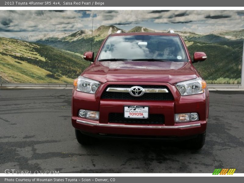Salsa Red Pearl / Beige 2013 Toyota 4Runner SR5 4x4