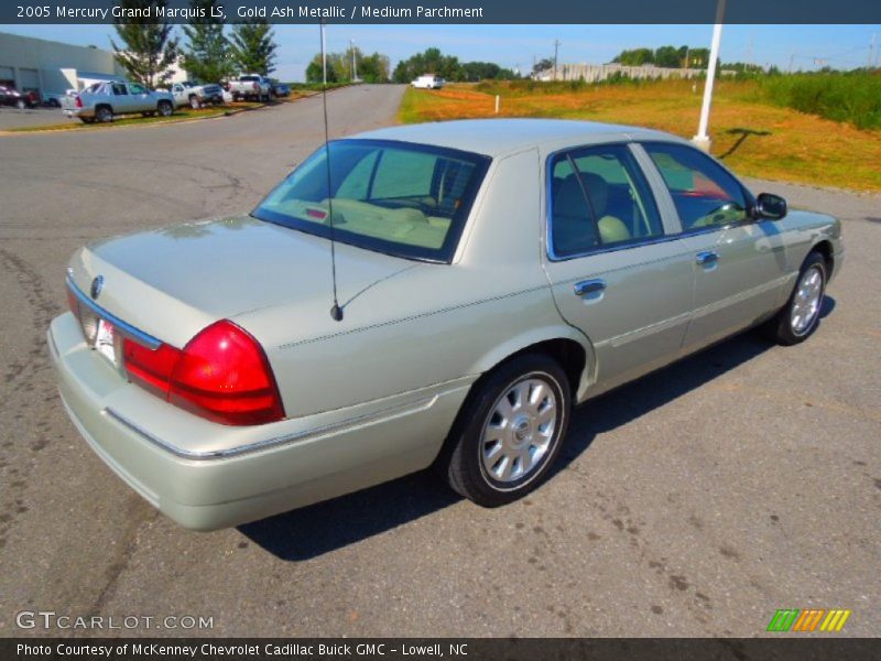 Gold Ash Metallic / Medium Parchment 2005 Mercury Grand Marquis LS
