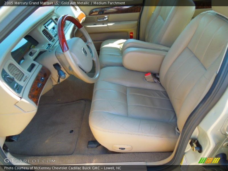 Gold Ash Metallic / Medium Parchment 2005 Mercury Grand Marquis LS