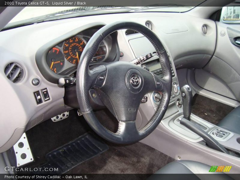 Liquid Silver / Black 2001 Toyota Celica GT-S