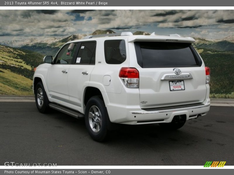 Blizzard White Pearl / Beige 2013 Toyota 4Runner SR5 4x4