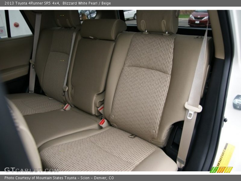 Blizzard White Pearl / Beige 2013 Toyota 4Runner SR5 4x4