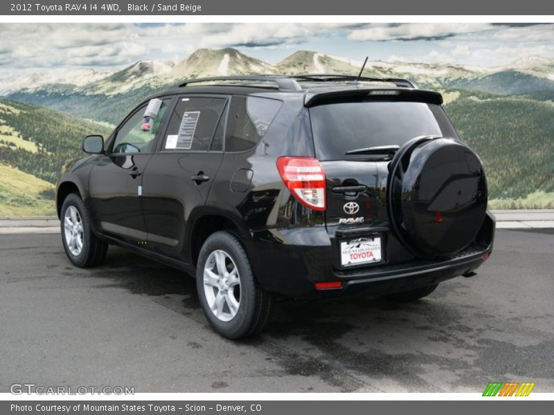 Black / Sand Beige 2012 Toyota RAV4 I4 4WD