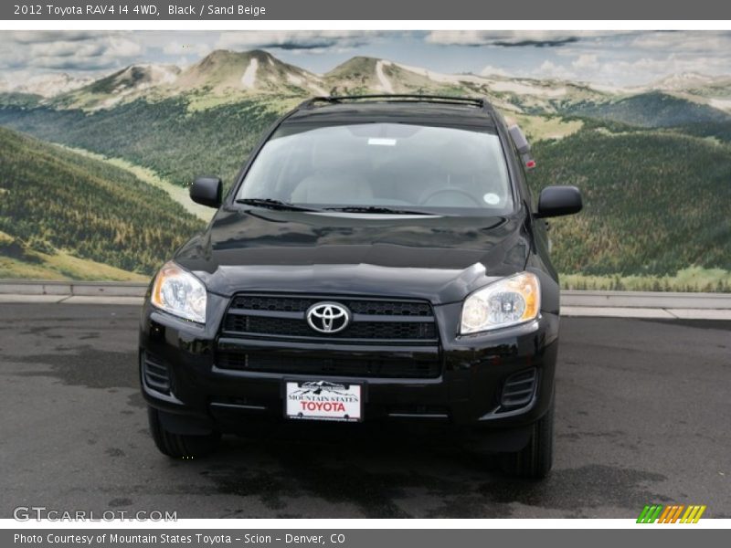 Black / Sand Beige 2012 Toyota RAV4 I4 4WD