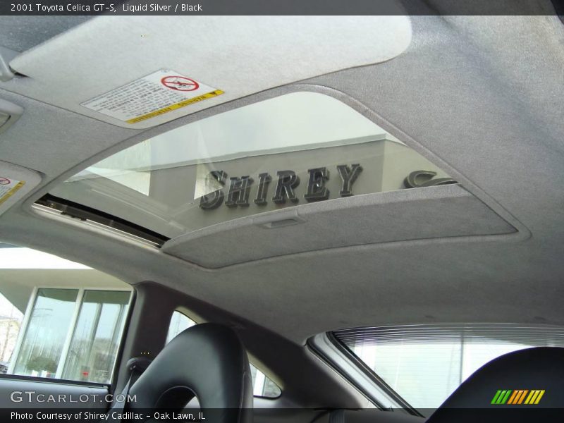 Liquid Silver / Black 2001 Toyota Celica GT-S