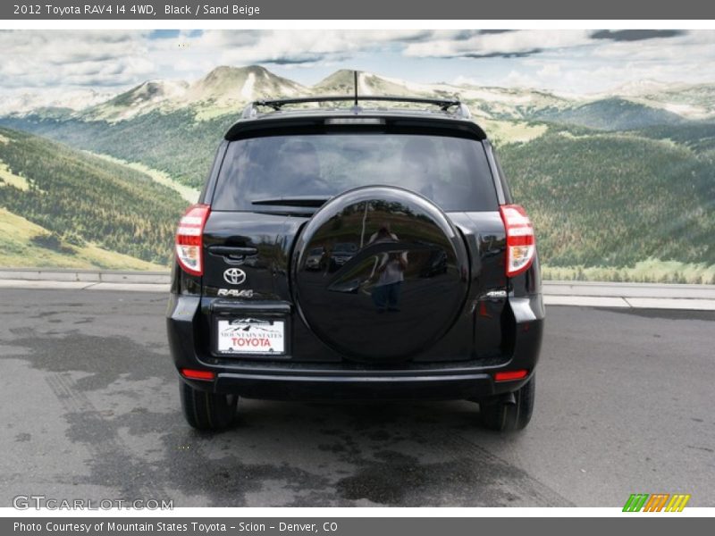 Black / Sand Beige 2012 Toyota RAV4 I4 4WD