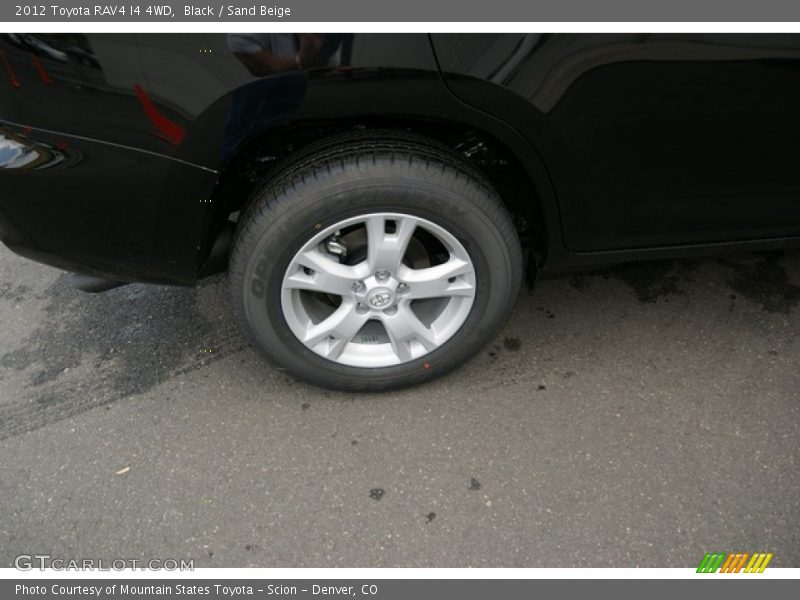 Black / Sand Beige 2012 Toyota RAV4 I4 4WD
