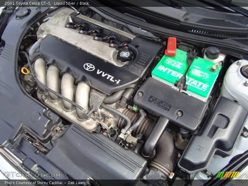 Liquid Silver / Black 2001 Toyota Celica GT-S