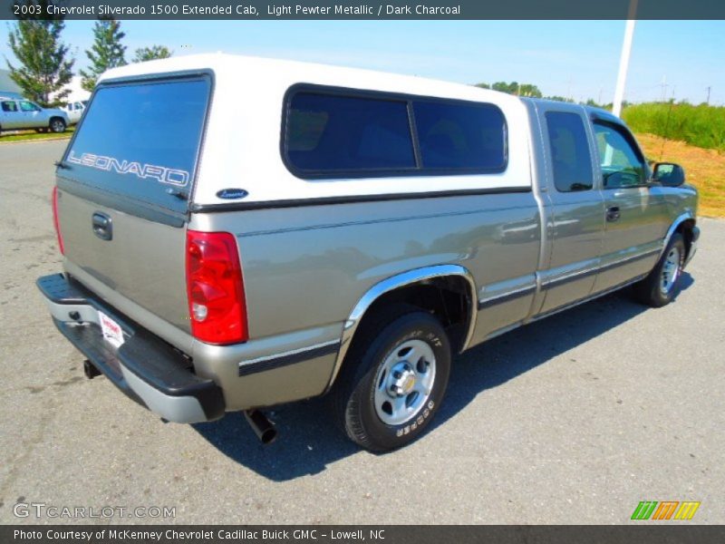 Light Pewter Metallic / Dark Charcoal 2003 Chevrolet Silverado 1500 Extended Cab