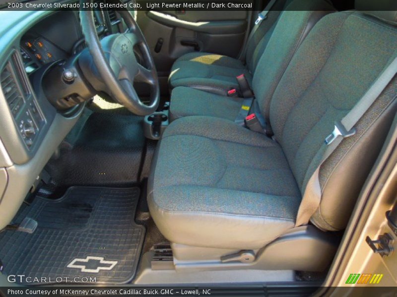 Light Pewter Metallic / Dark Charcoal 2003 Chevrolet Silverado 1500 Extended Cab
