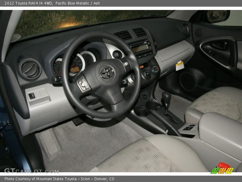 Pacific Blue Metallic / Ash 2012 Toyota RAV4 I4 4WD