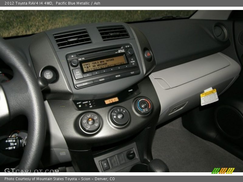 Pacific Blue Metallic / Ash 2012 Toyota RAV4 I4 4WD