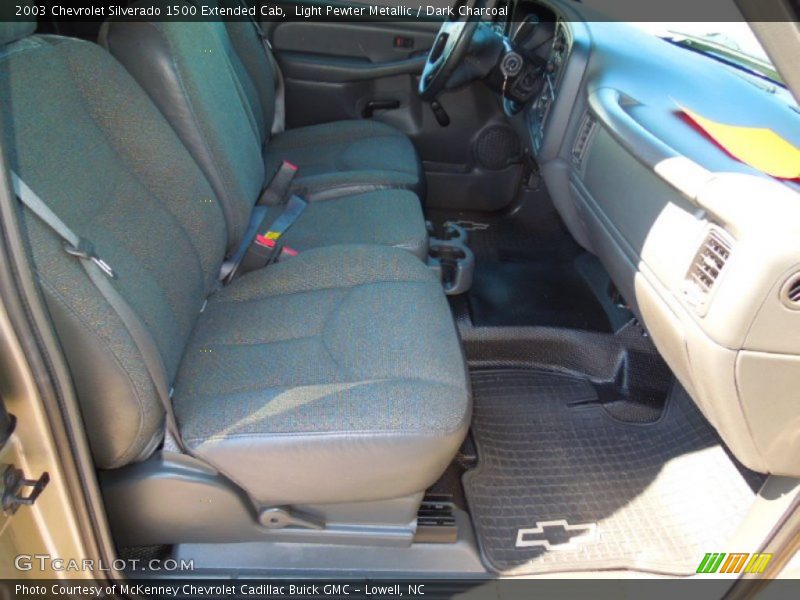 Light Pewter Metallic / Dark Charcoal 2003 Chevrolet Silverado 1500 Extended Cab