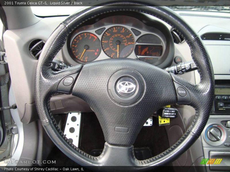 Liquid Silver / Black 2001 Toyota Celica GT-S